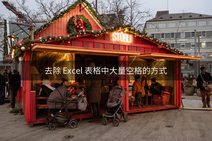 去除 Excel 表格中大量空格的方式