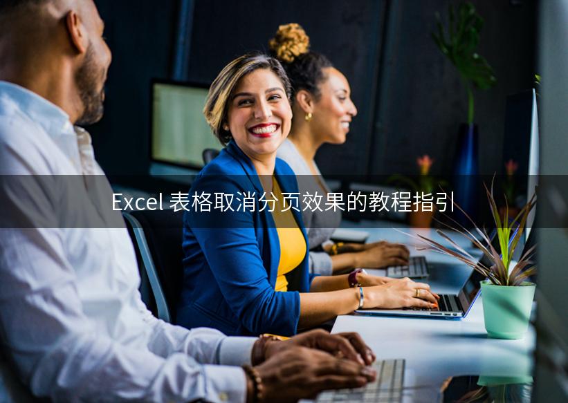 Excel 表格取消分页效果的教程指引