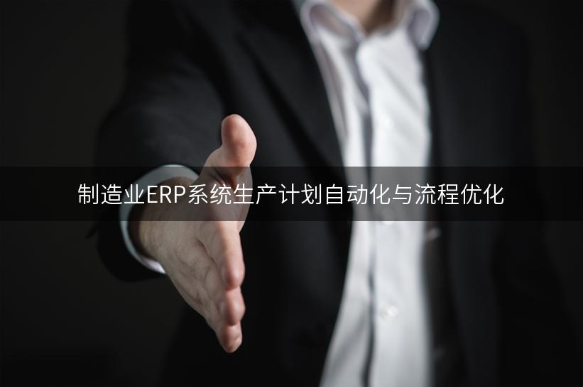 制造业ERP系统生产计划自动化与流程优化