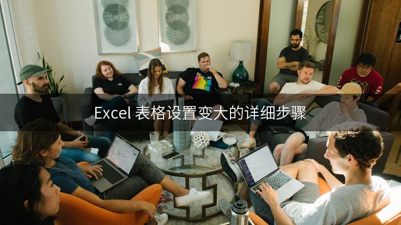 Excel 表格设置变大的详细步骤