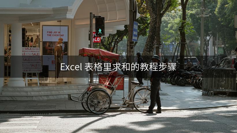 Excel 表格里求和的教程步骤