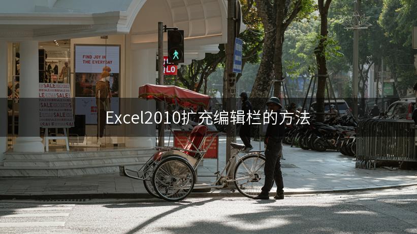 Excel2010扩充编辑栏的方法