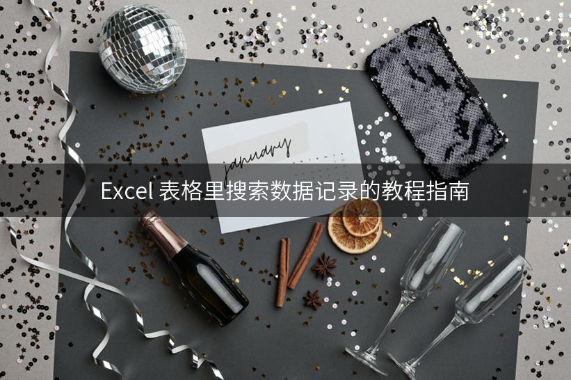 Excel 表格里搜索数据记录的教程指南