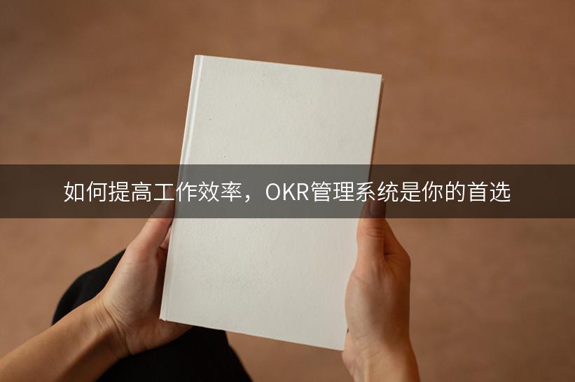 如何提高工作效率，OKR管理系统是你的首选