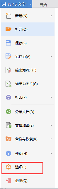 WPS文字中选项在哪里？（wps的格式选项在哪里）