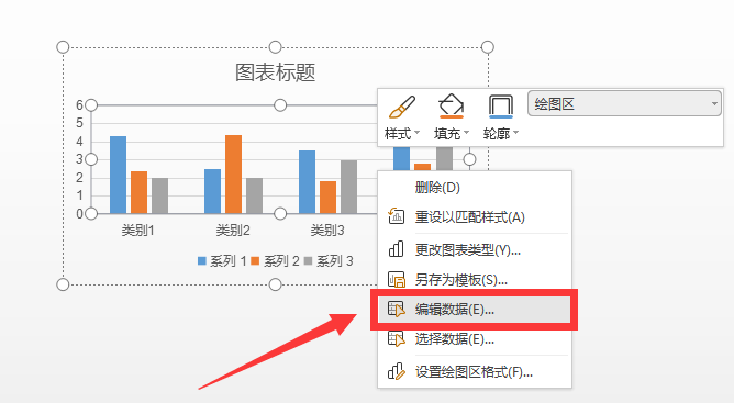 怎么修改柱状图上的数据（柱状图旁边的数据怎么修改）