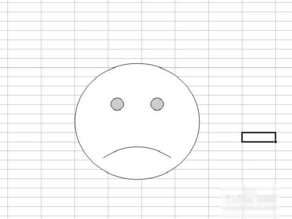 如何在EXCEL2003工作表中绘制出一个哭脸?