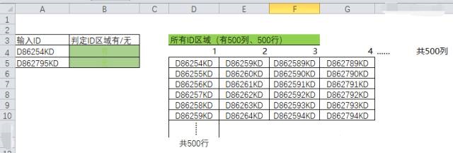 OFFSET函数使用示例：大量数据中查找指定数据