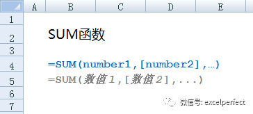 SUM函数你都知道么？