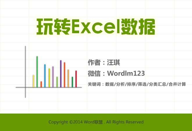 [播放Excel数据] Excel数据分析教程/Excel表格排序/过滤/分类/合并计算等