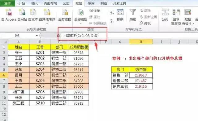 条件求和Sumif函数才是NO.1,一个函数完成80%工作量,不要说你还没见过!