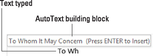 word创建自动图文集