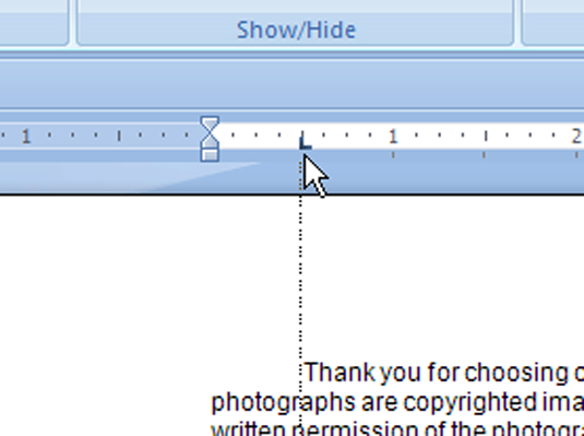 Word 2007怎么设置制表位？