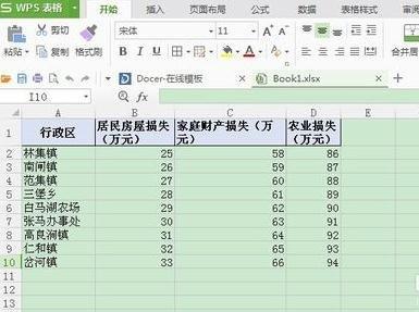 怎么在WPS表格中制作饼状图